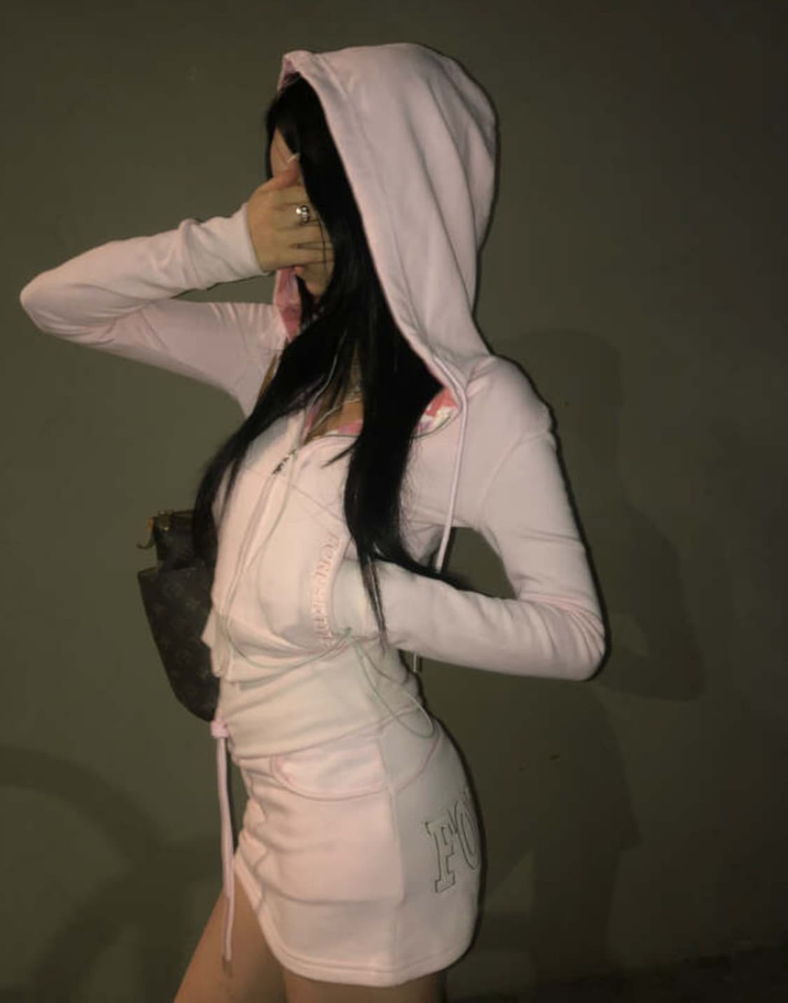 포어링 베베 카고 트레이닝 셋업 핑크 상품이미지1