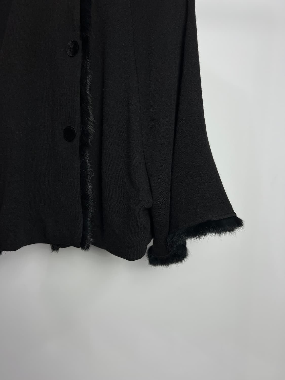 빈티지 울 혼방 케이프 가디건 상품이미지3