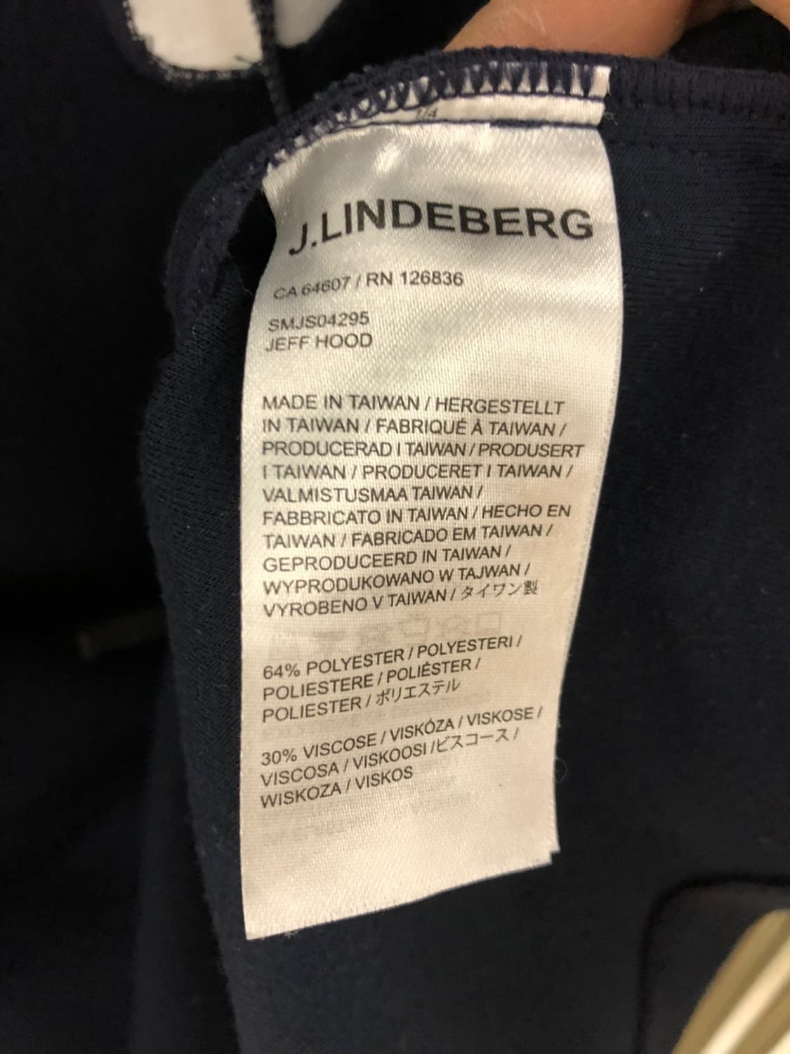 J.LINDEBERG 남성 후드 집업 L 상품이미지5