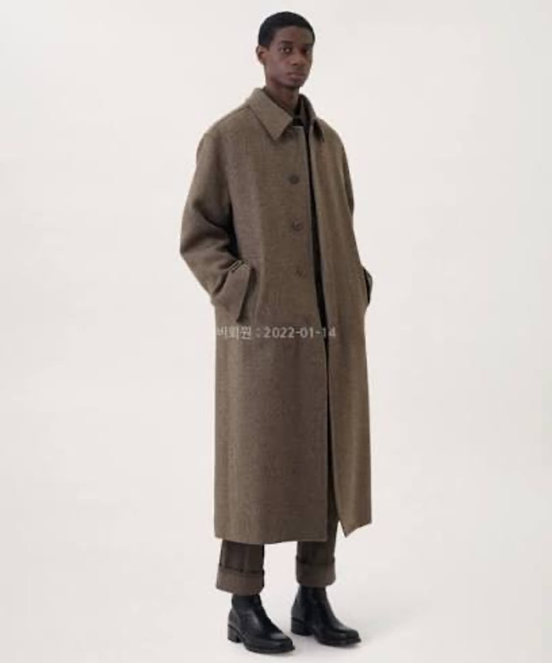 르메르 21FW 스트레이트 코트 트위드 48 상품이미지1