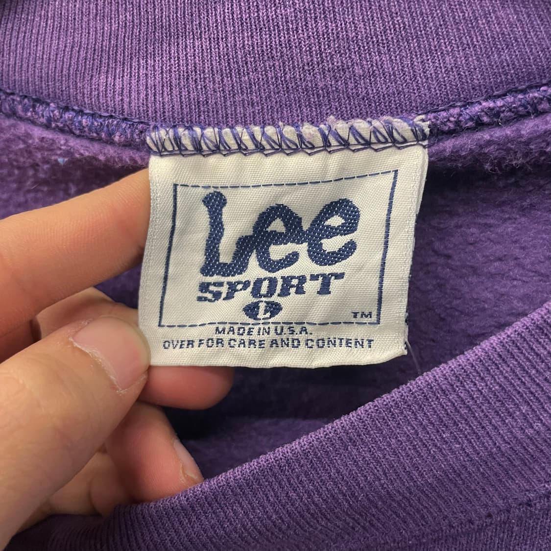 90s Lee 스포츠 미네소타 바이킹스 스웻 셔츠 맨투맨 N25 상품이미지6