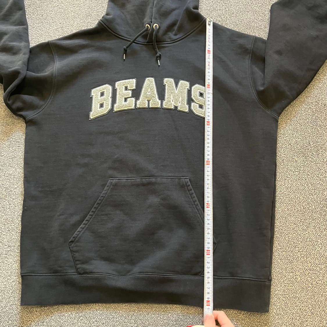 169 빔즈 로고 후드티 상품이미지5
