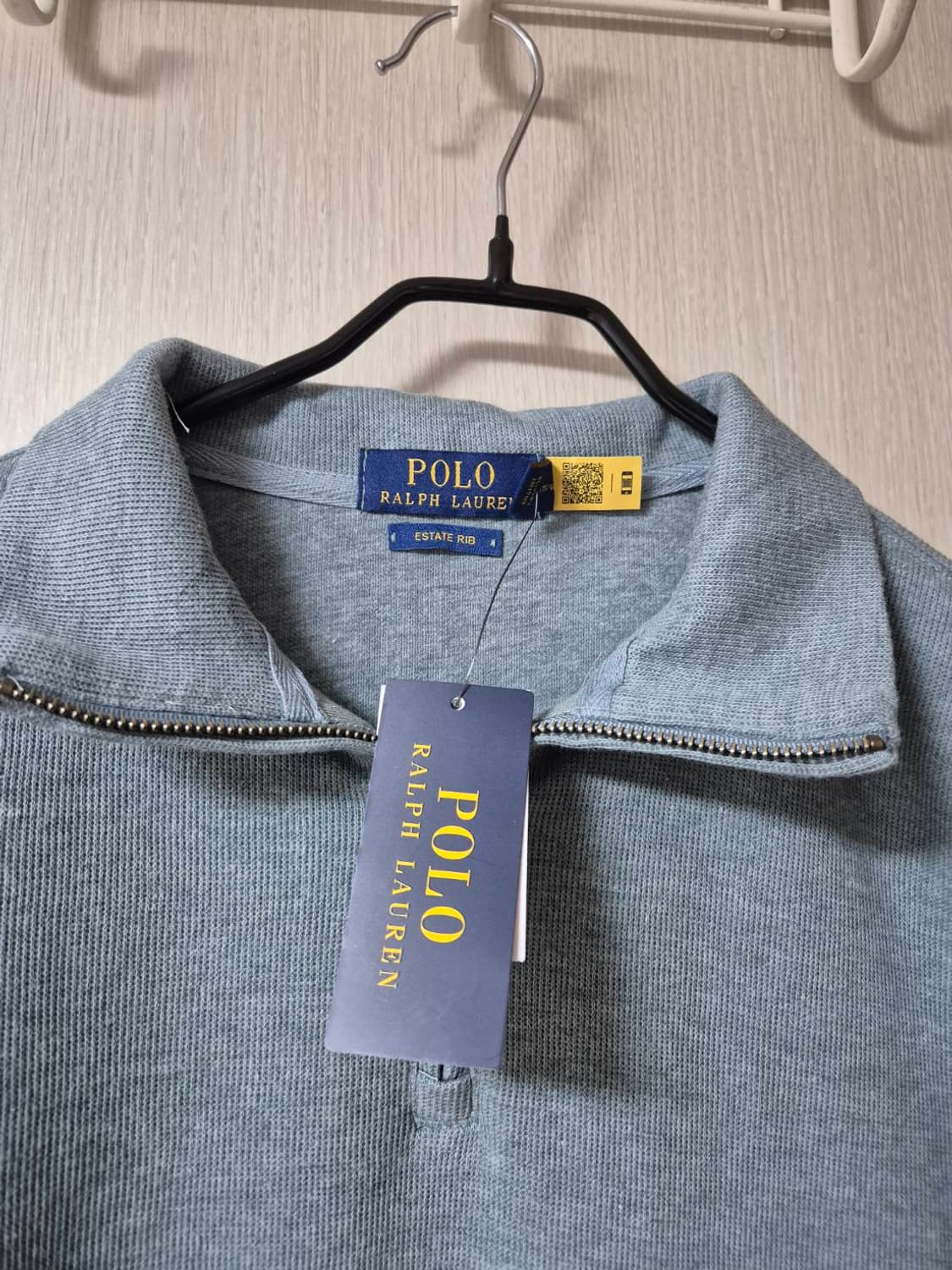 정품 (새제품) 폴로 랄프로렌 반집업 코튼 니트 스웨터 M 상품이미지6