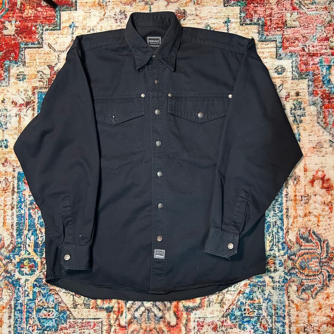 [XL] 90s 베르사체 진 쿠튀르 워크셔츠 상품이미지1