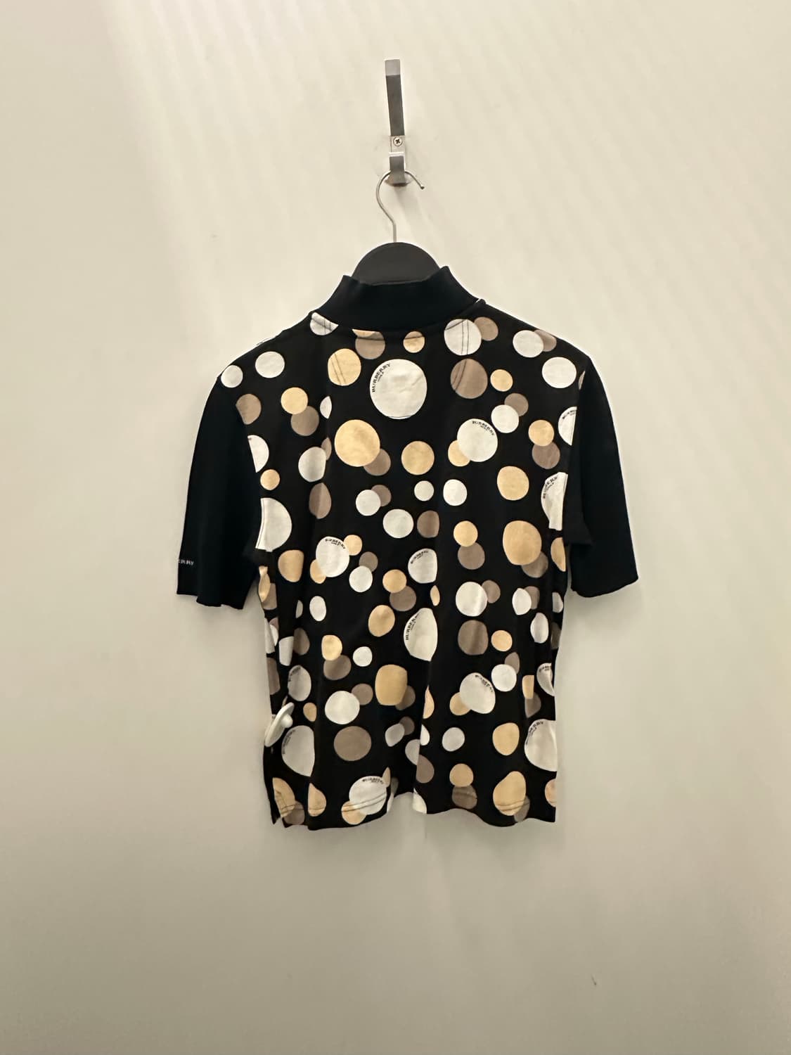 BURBERRY 버버리 도트 블랙 반집업 상품이미지5
