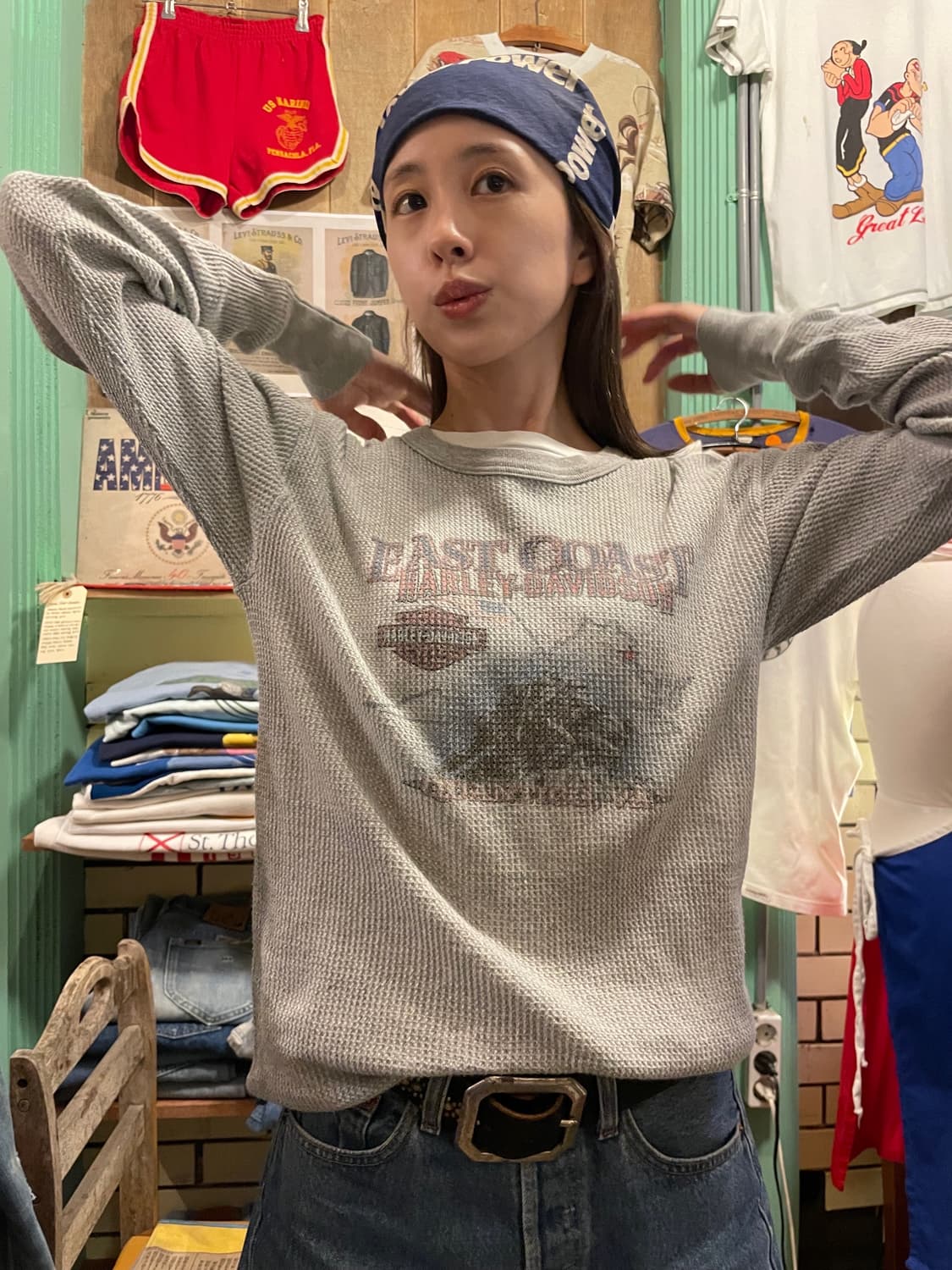 90’s Vintage Harley-Davidson Longsleeve 상품이미지8