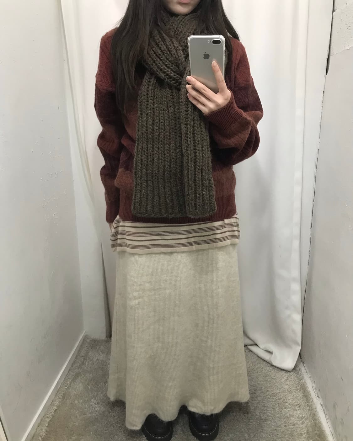 레드 니트 코디 세트 🍓 상품이미지3