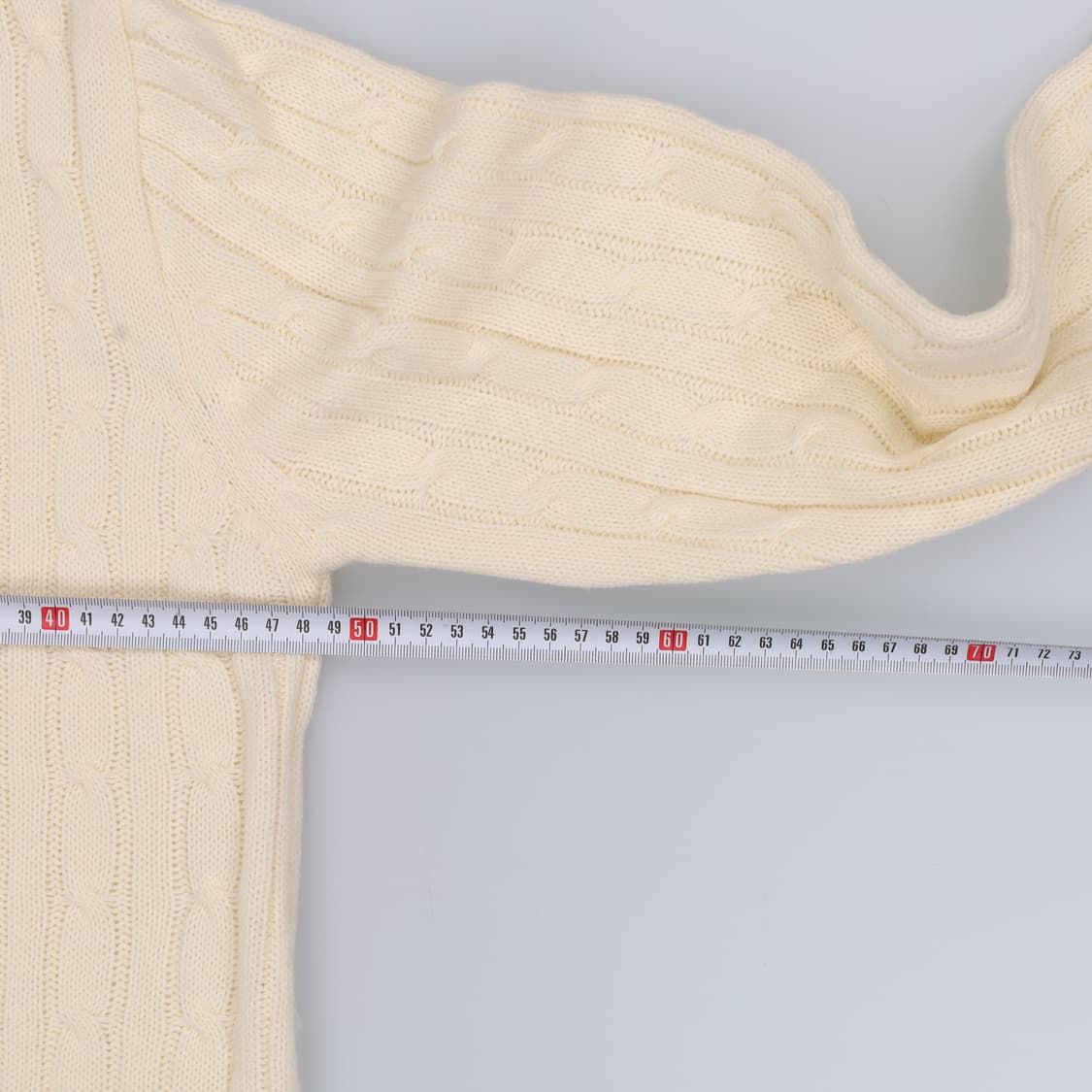 실측확인 포니로고 케이블 니트 0407H1 상품이미지5