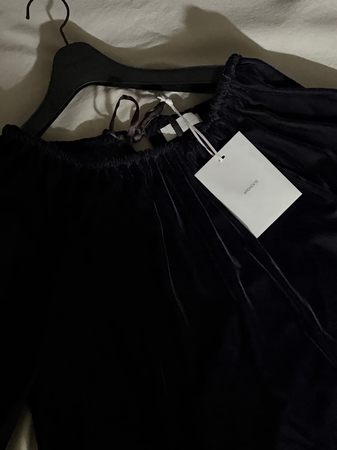 아모멘토 VELVET SHIRRING TOP(Brown) 판매합니다 상품이미지2