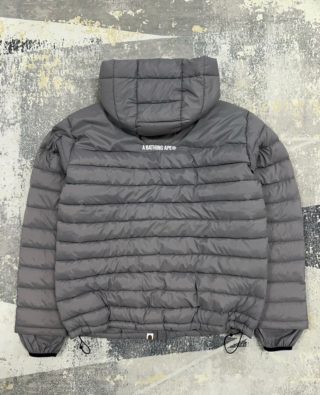 베이프 Bape 후드 포켓 경량패딩 차콜 상품이미지3