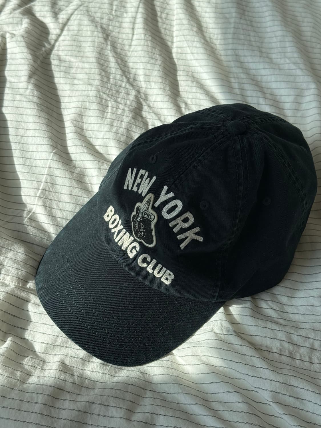 폴로 뉴욕 복싱클럽 코튼 치노 볼캡 블랙 상품이미지1
