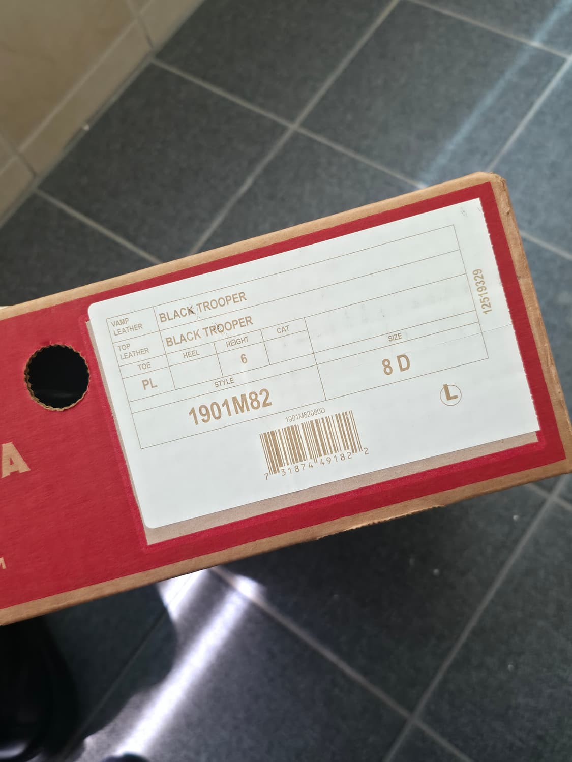 [8D] 치페와 서비스 부츠 6인치 블랙 트루퍼 상품이미지7