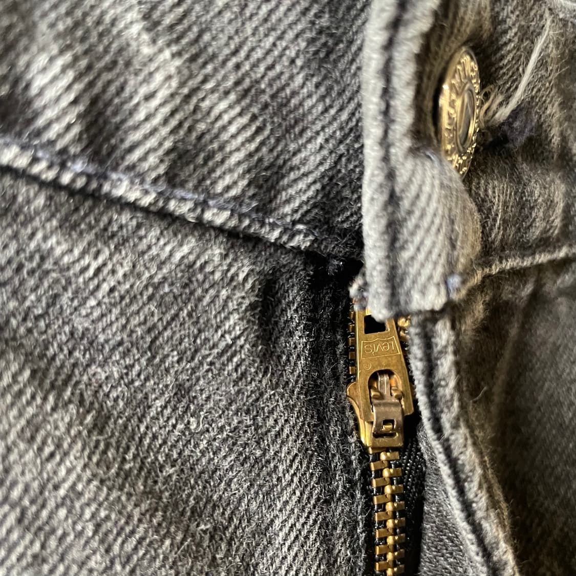 90s 리바이스550 흑청 데님팬츠 상품이미지5