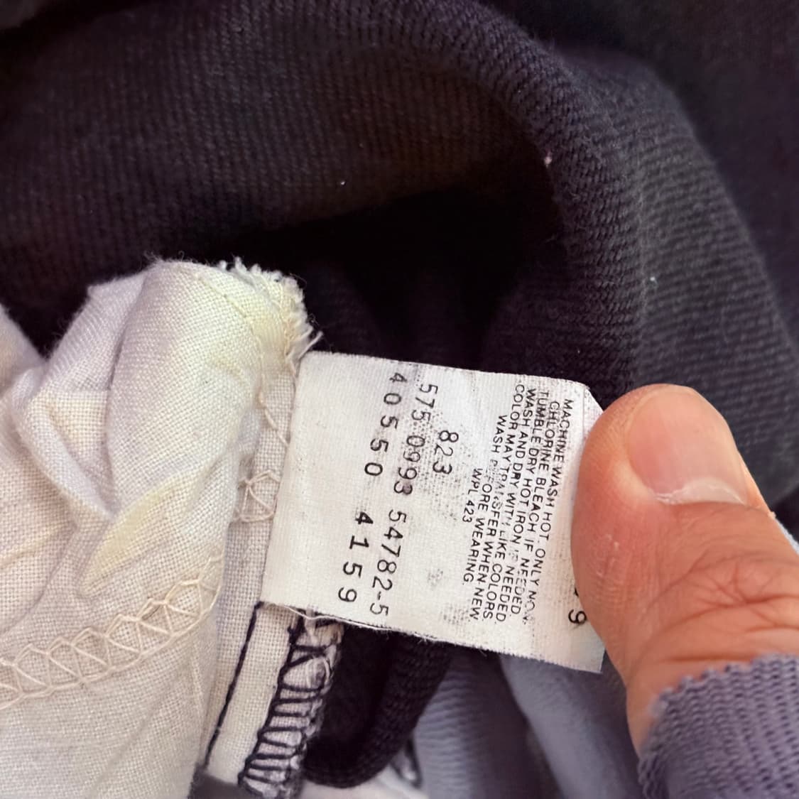 [33/32] USA 리바이스 550 오렌지탭 orange 흑청 블랙 상품이미지8