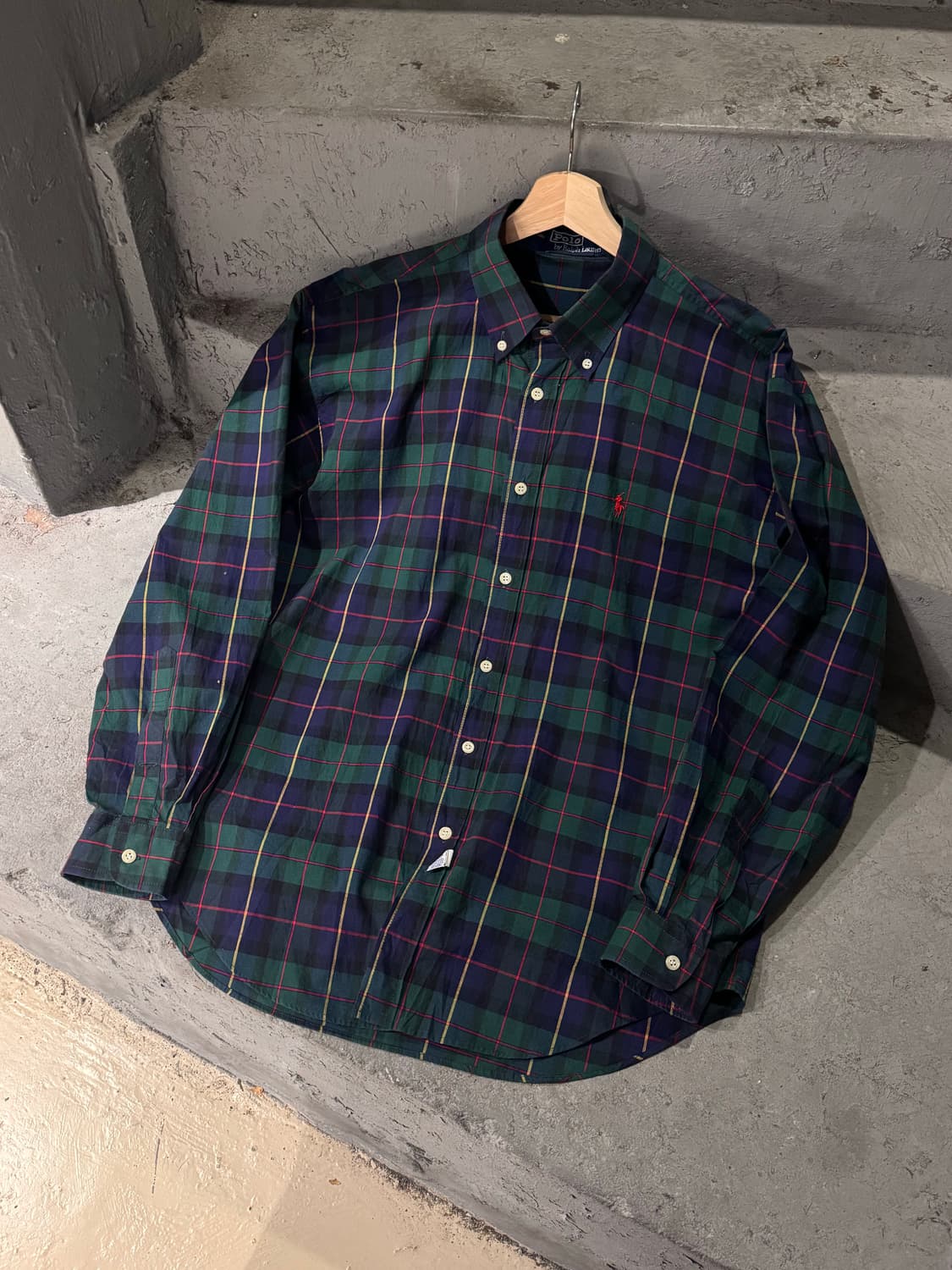 폴로랄프로렌 블랙워치 타탄체크 셔츠  상품이미지1