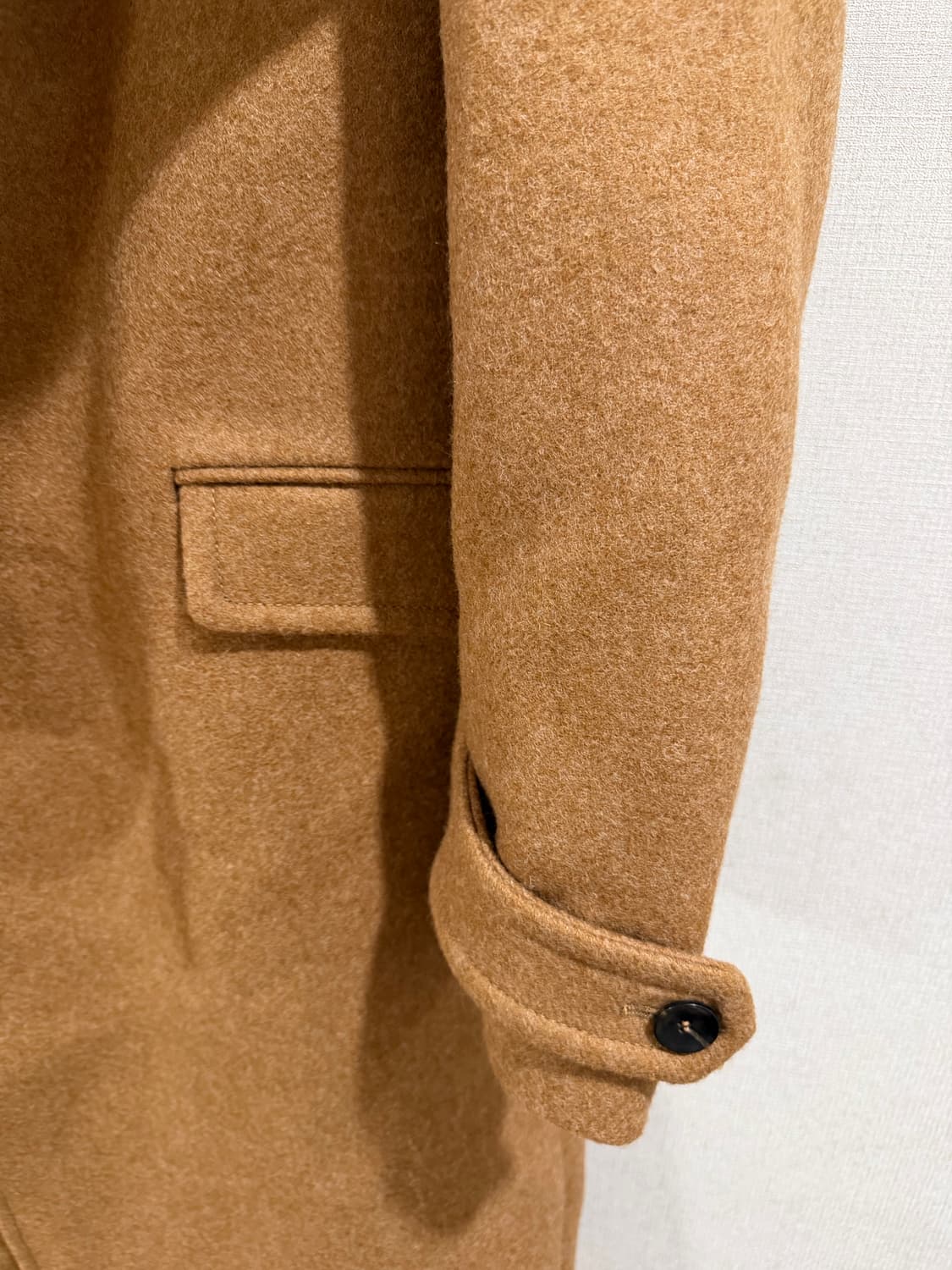 자라 울 블렌드 카멜 코트 상품이미지9