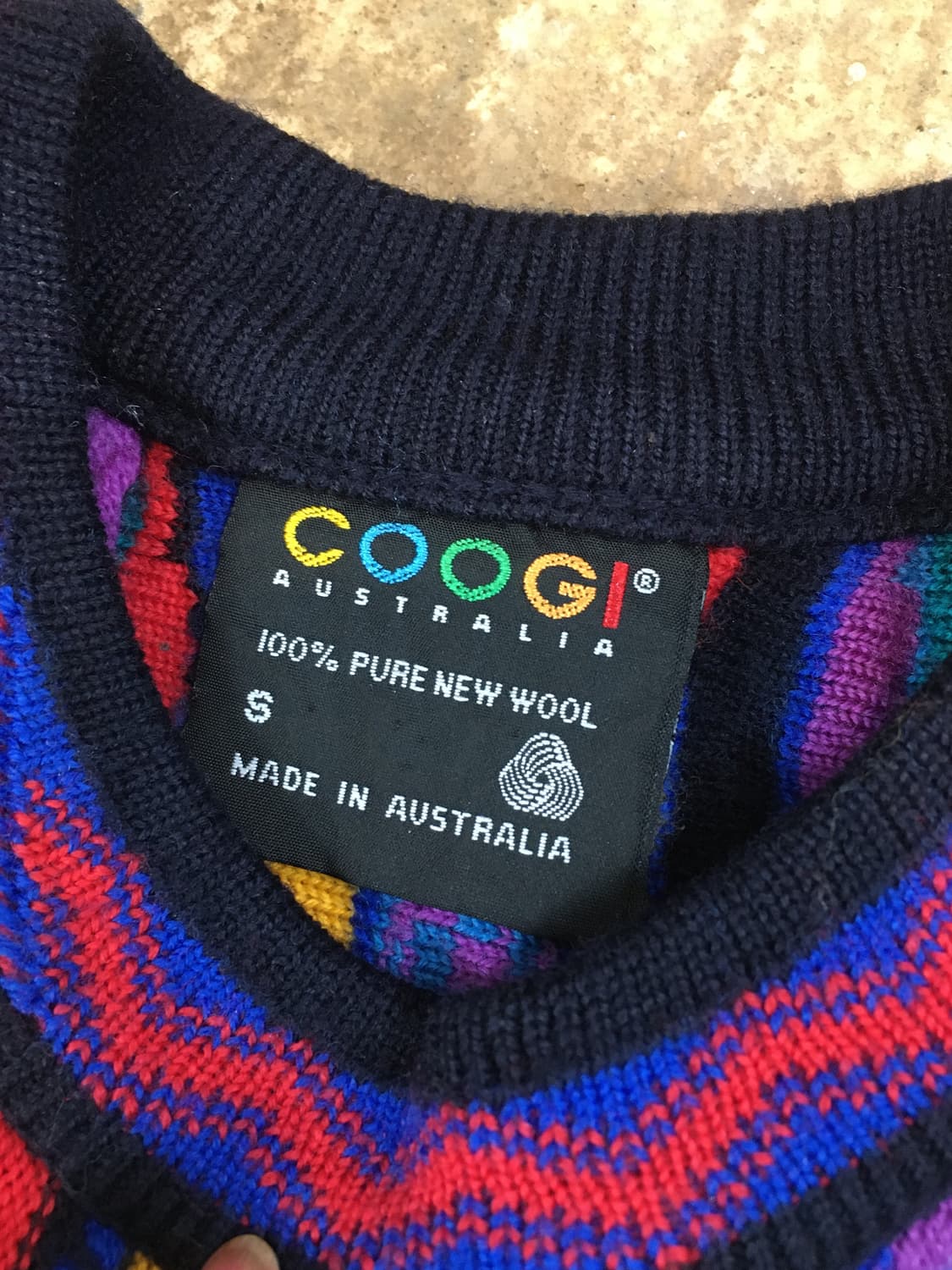 COOGI 쿠지 케이블 울 니트 상품이미지3