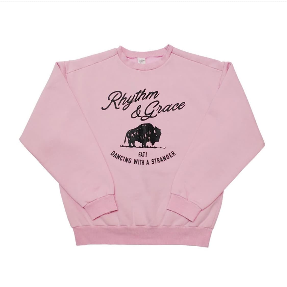 (L) 컬렉트피시스 핑크 프린팅 맨투맨 collectpieces 상품이미지2