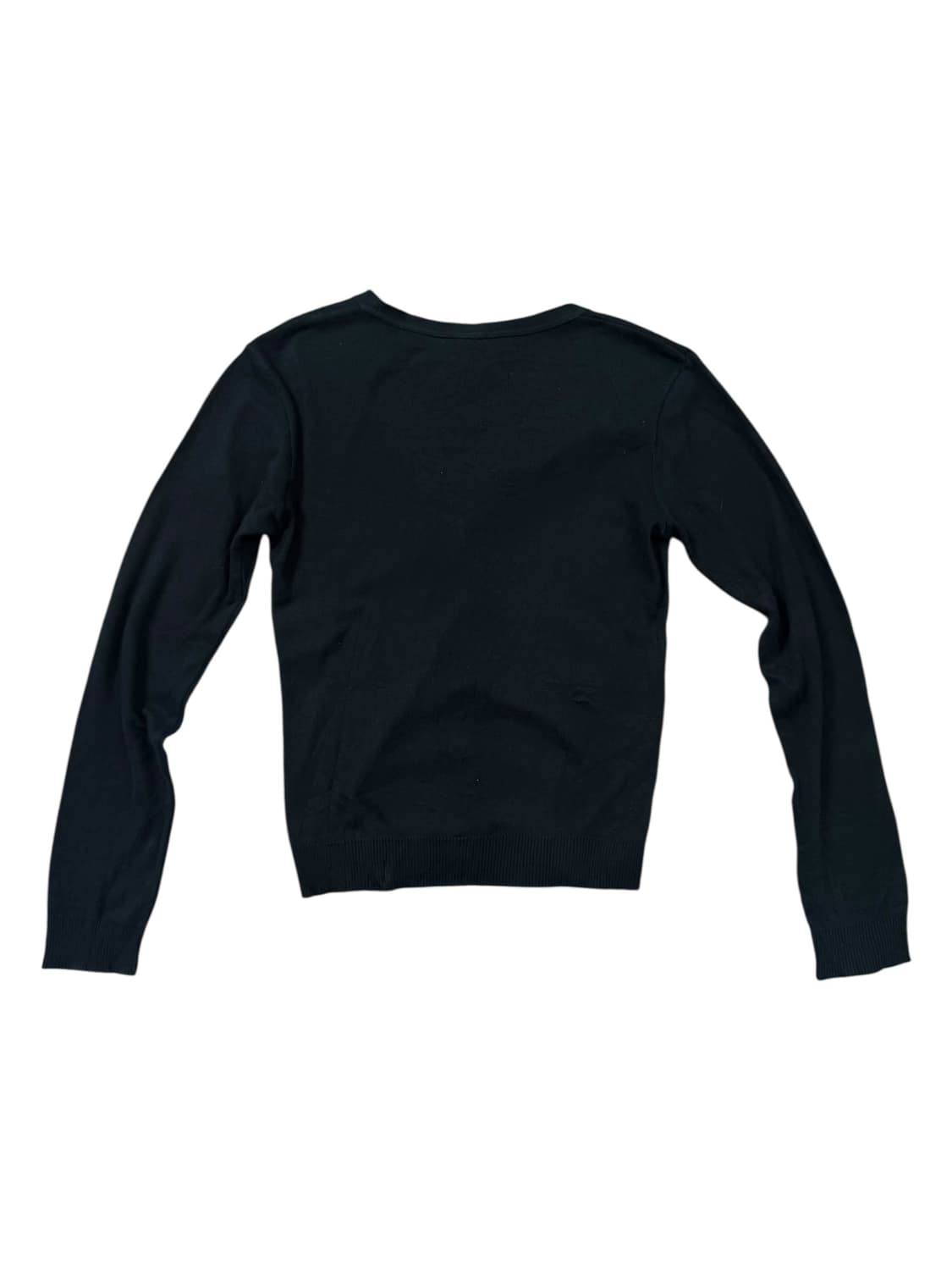 agnes b v-neck black cardigan 상품이미지2