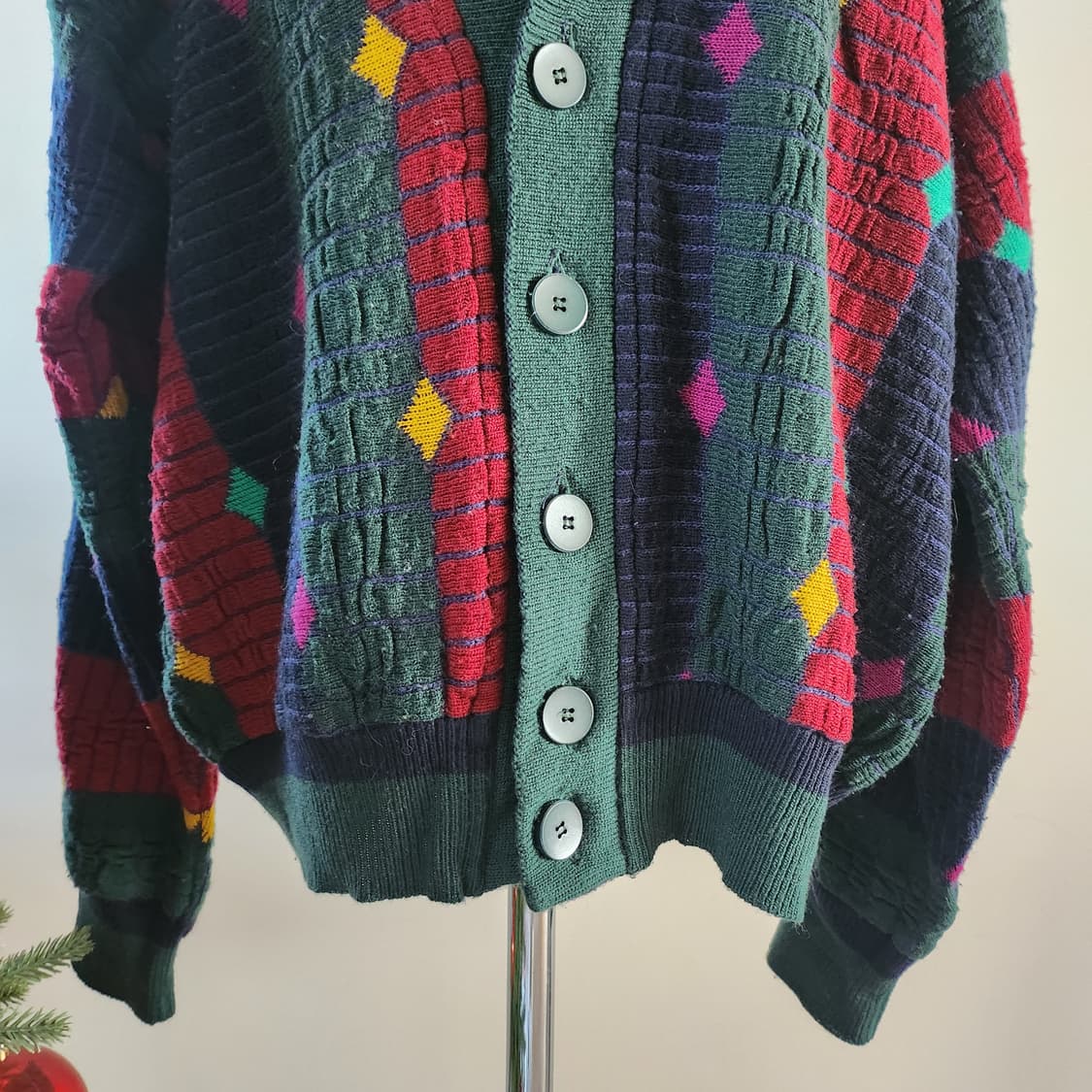 Calo colucci 케이블 빈티지 가디건 상품이미지3