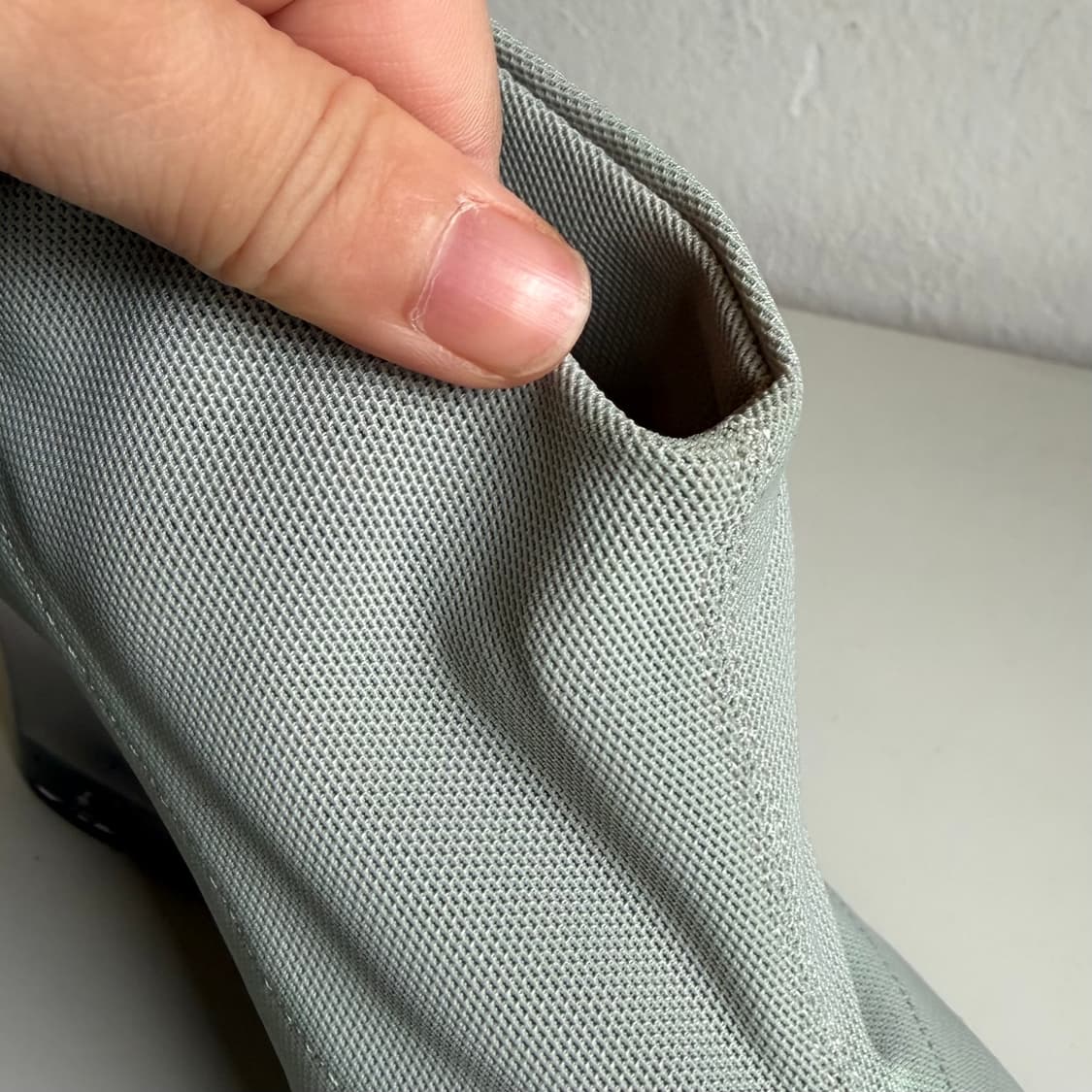 조르지오 알마니 오픈토 매쉬 플라스틱 웨지힐 상품이미지7