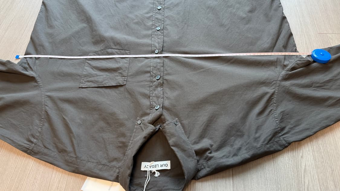 (52) 아워레가시 BD셔츠 brown voile 상품이미지3