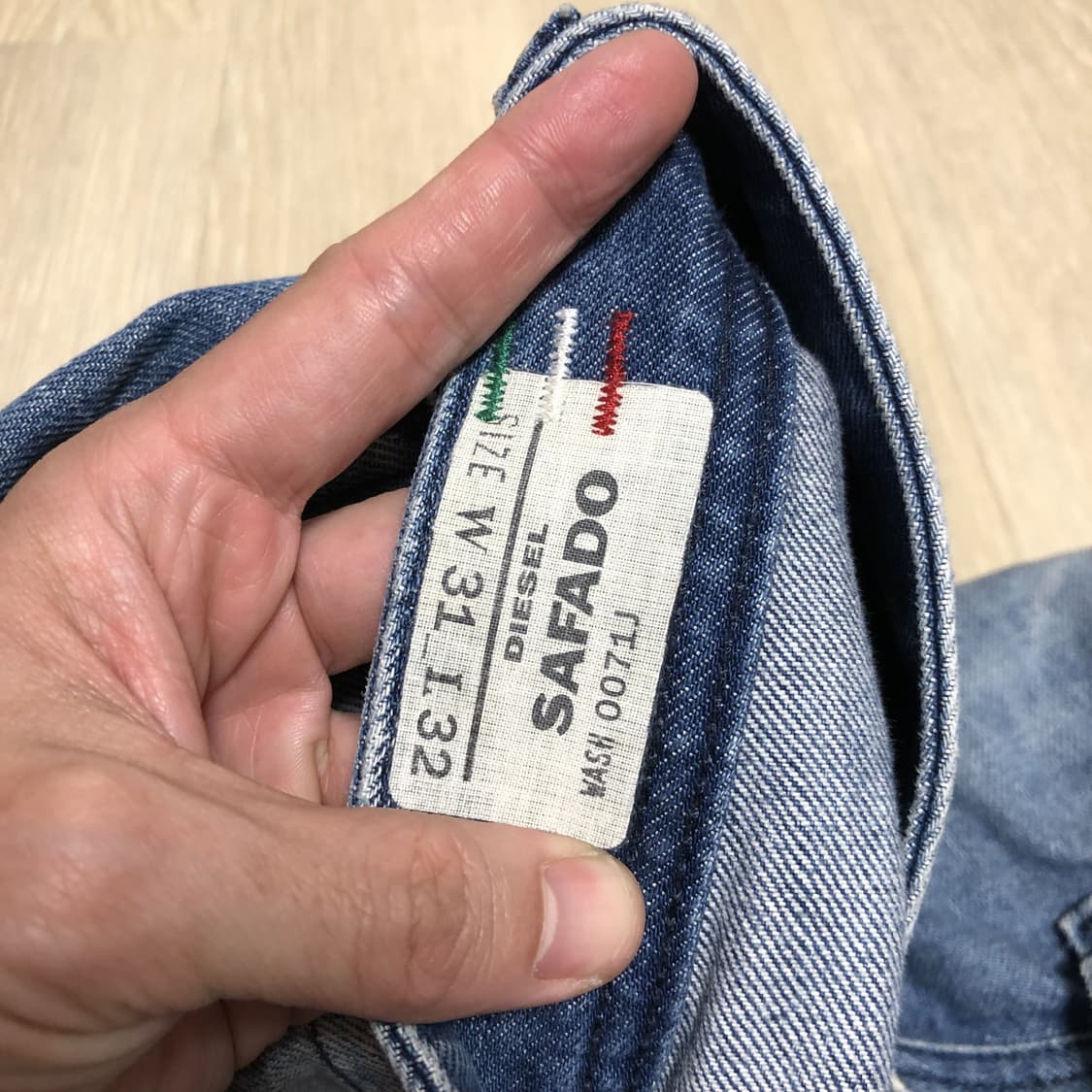 (32) 디젤 DIESEL 사파도 SAFADO 스트레이트핏 연청 데님 상품이미지10