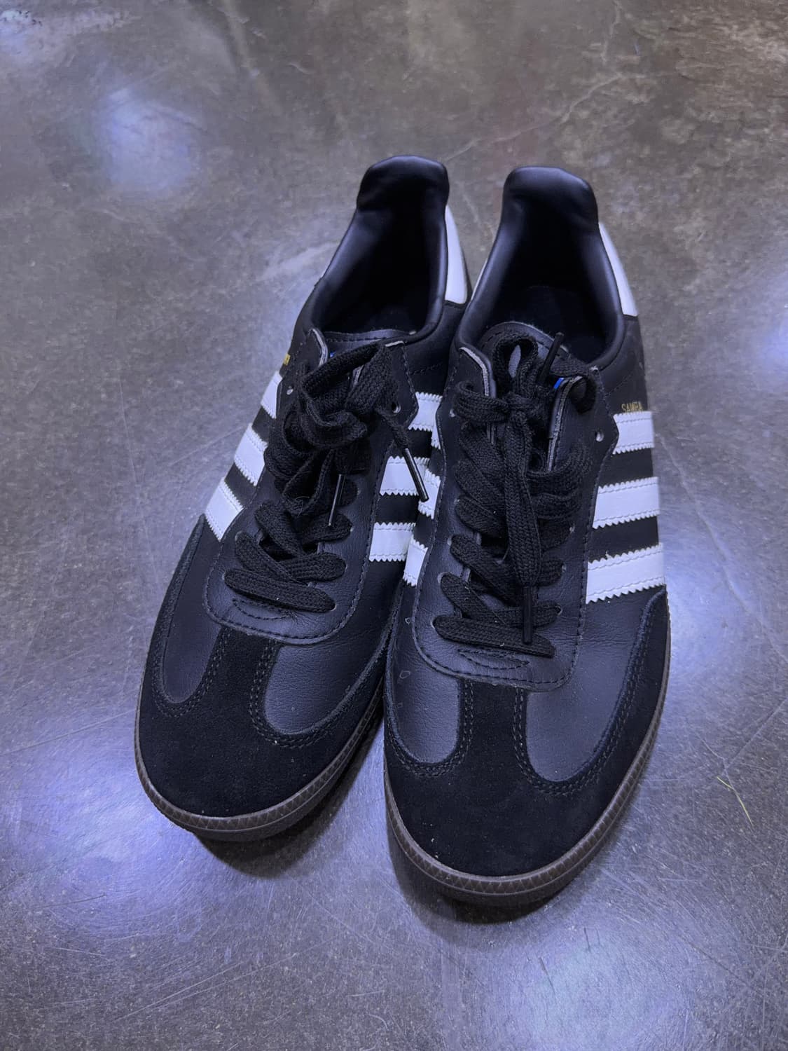 아디다스 OG 삼바 스니커즈 블랙 화이트 검 265 상품이미지2