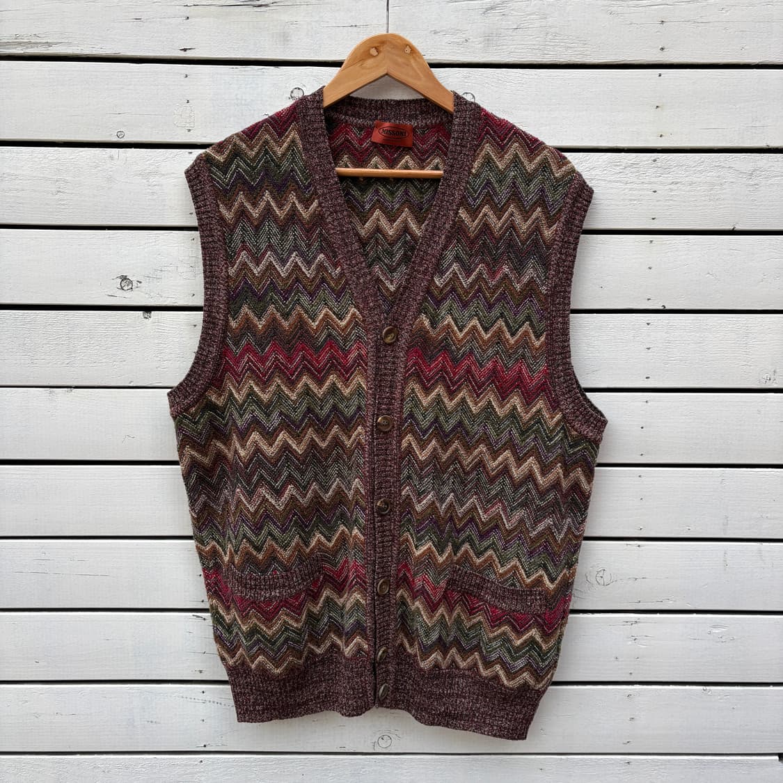 Missoni 미쏘니 니트 조끼 가디건 상품이미지1