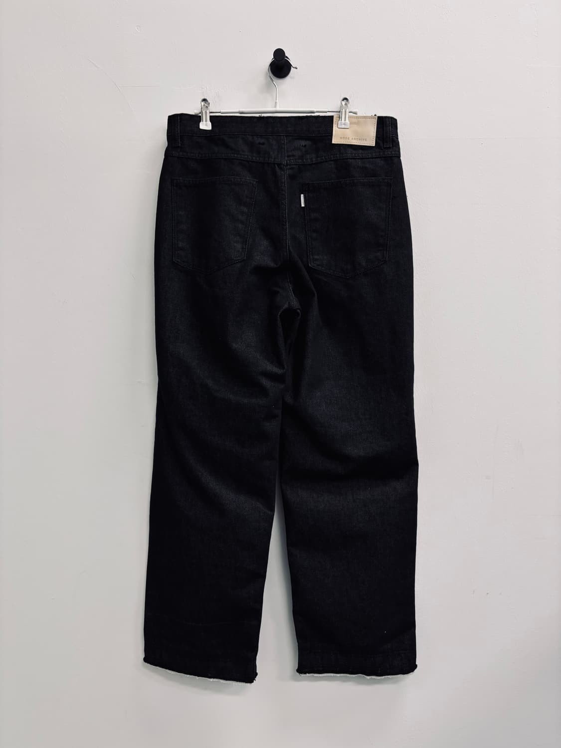 노드 아카이브(Node Archive) 턱 와이드 생지 데님 팬츠 상품이미지2