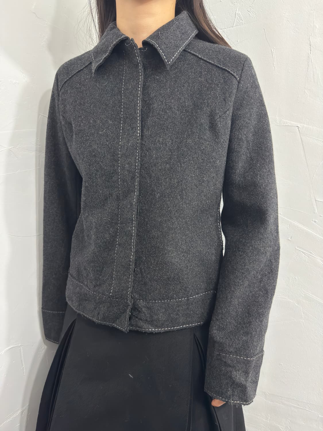wool button jacket 상품이미지2