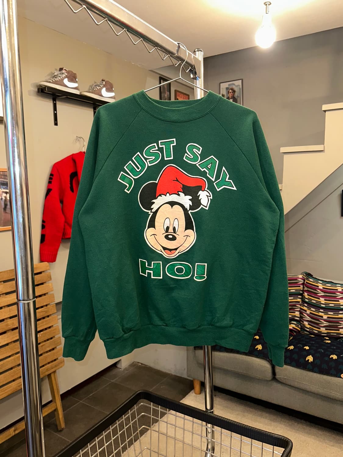 90’s Disney Mickey just say print sweats 상품이미지4