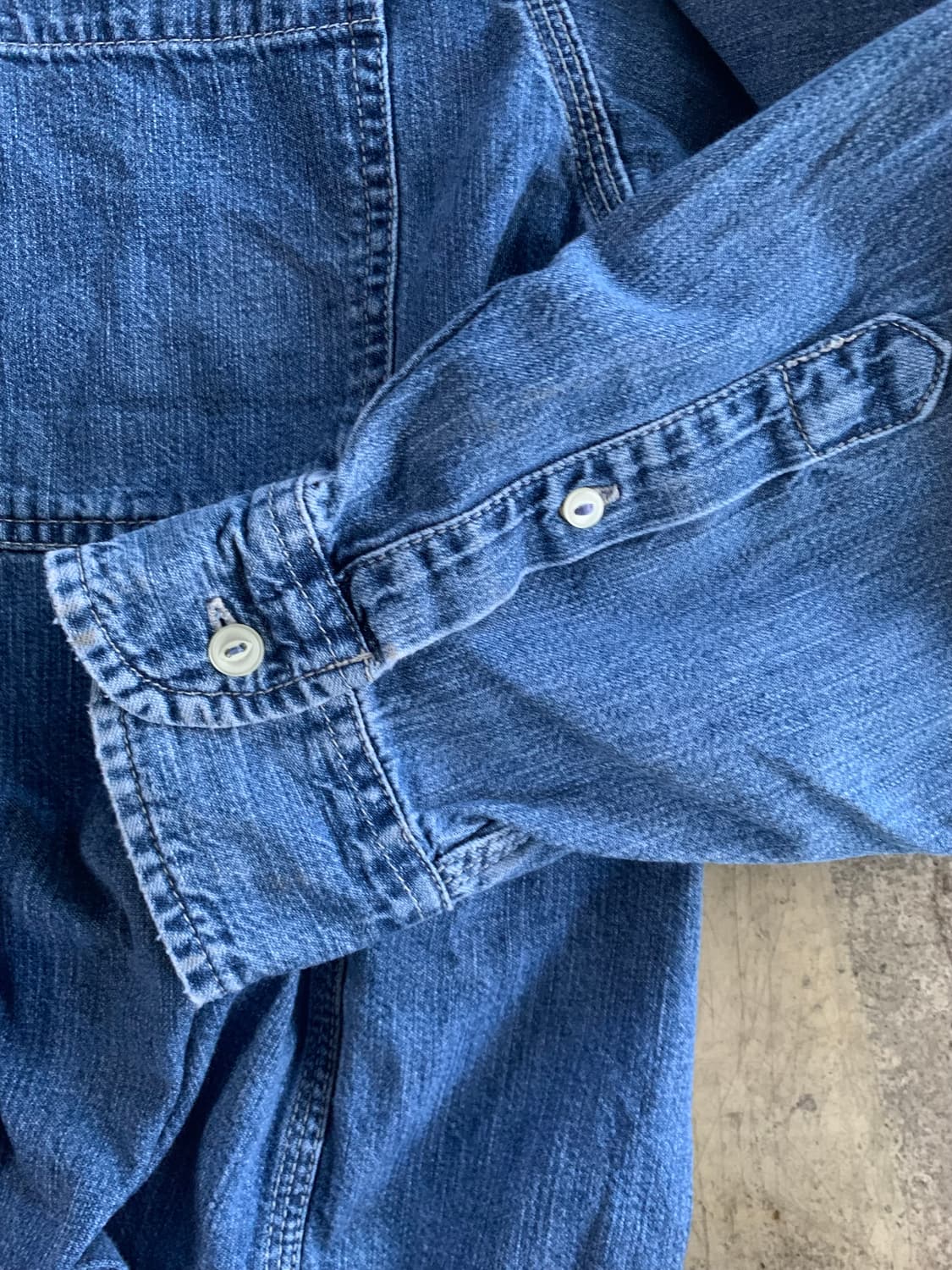 올드 갭 데님 워크 셔츠 상품이미지5