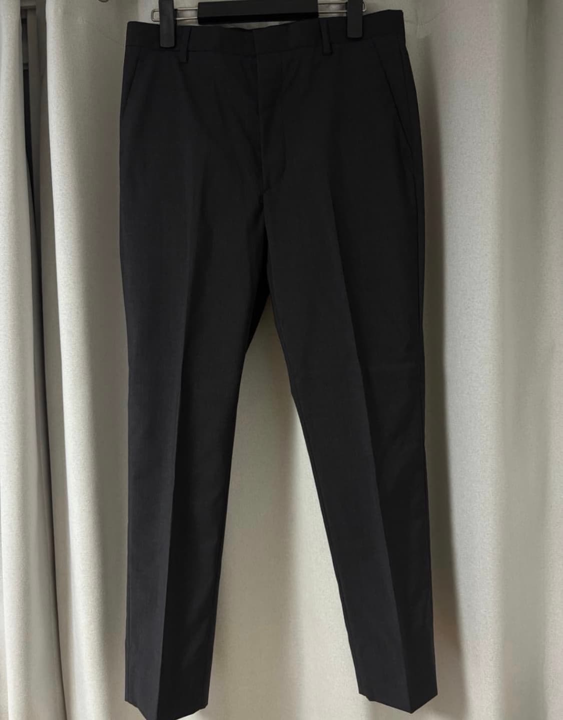 프라다 다크 그레이 버진 울 슬랙스 상품이미지1