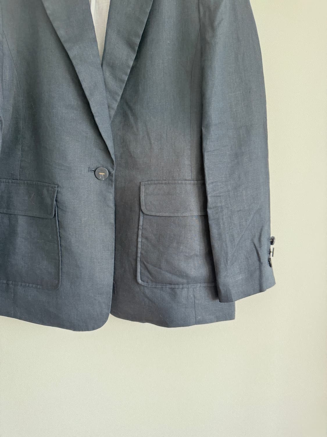 아쿠아스큐텀(Aquascutum) 이태리 패브릭 린넨 자켓 상품이미지3
