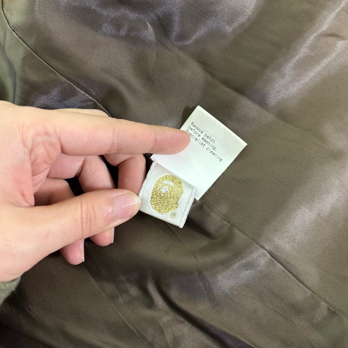 우먼S 베이프 A bathing ape 브라운 피코트 상품이미지9