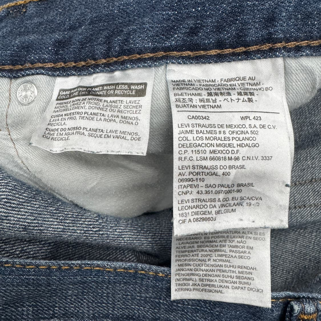 리바이스 569 새깅 워싱 스케이터 와이드 데님팬츠 상품이미지9