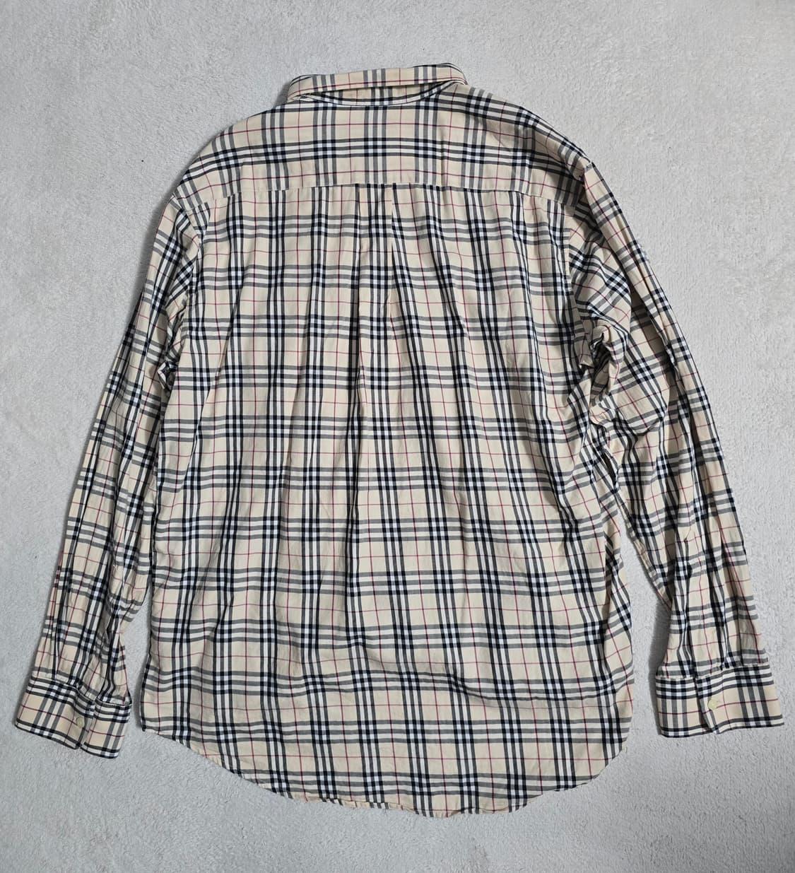 버버리 Burberry 노바체크 코튼 셔츠 XL사이즈 상품이미지7