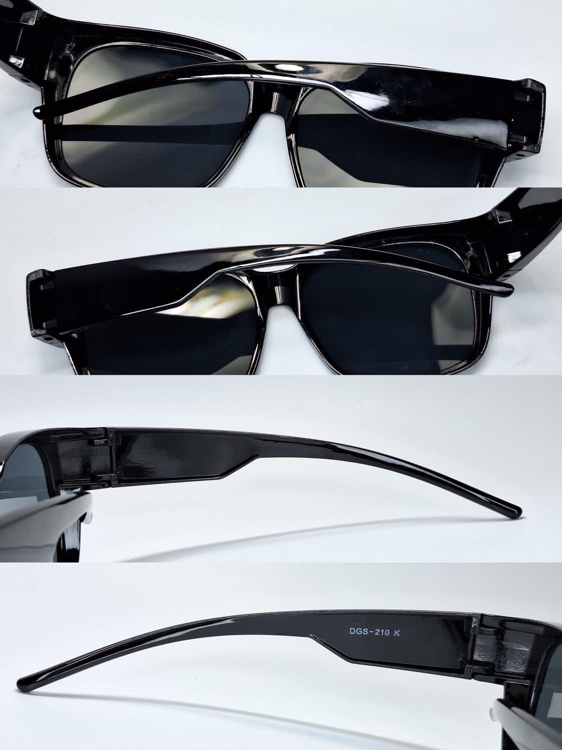 00s 일본 빈티지/빅사이즈 블랙 선글라스 DGS-210 K/레트로 상품이미지9