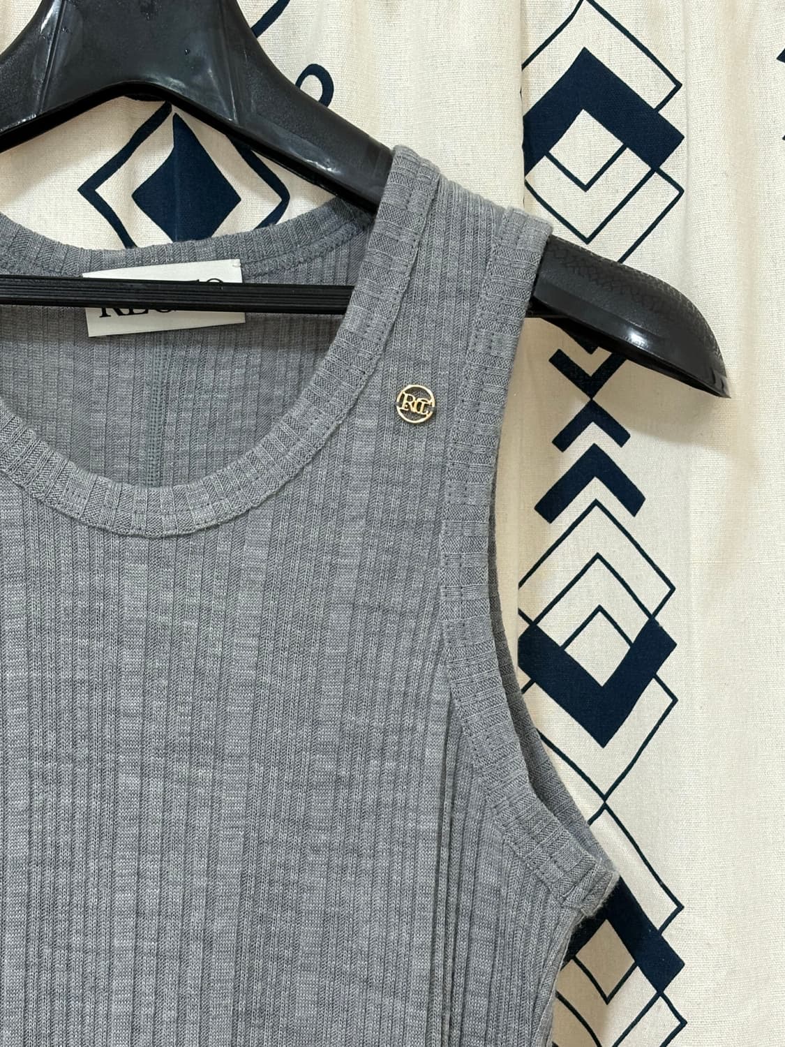 렉토 울 블렌드 리브드 슬리브리스 상품이미지4