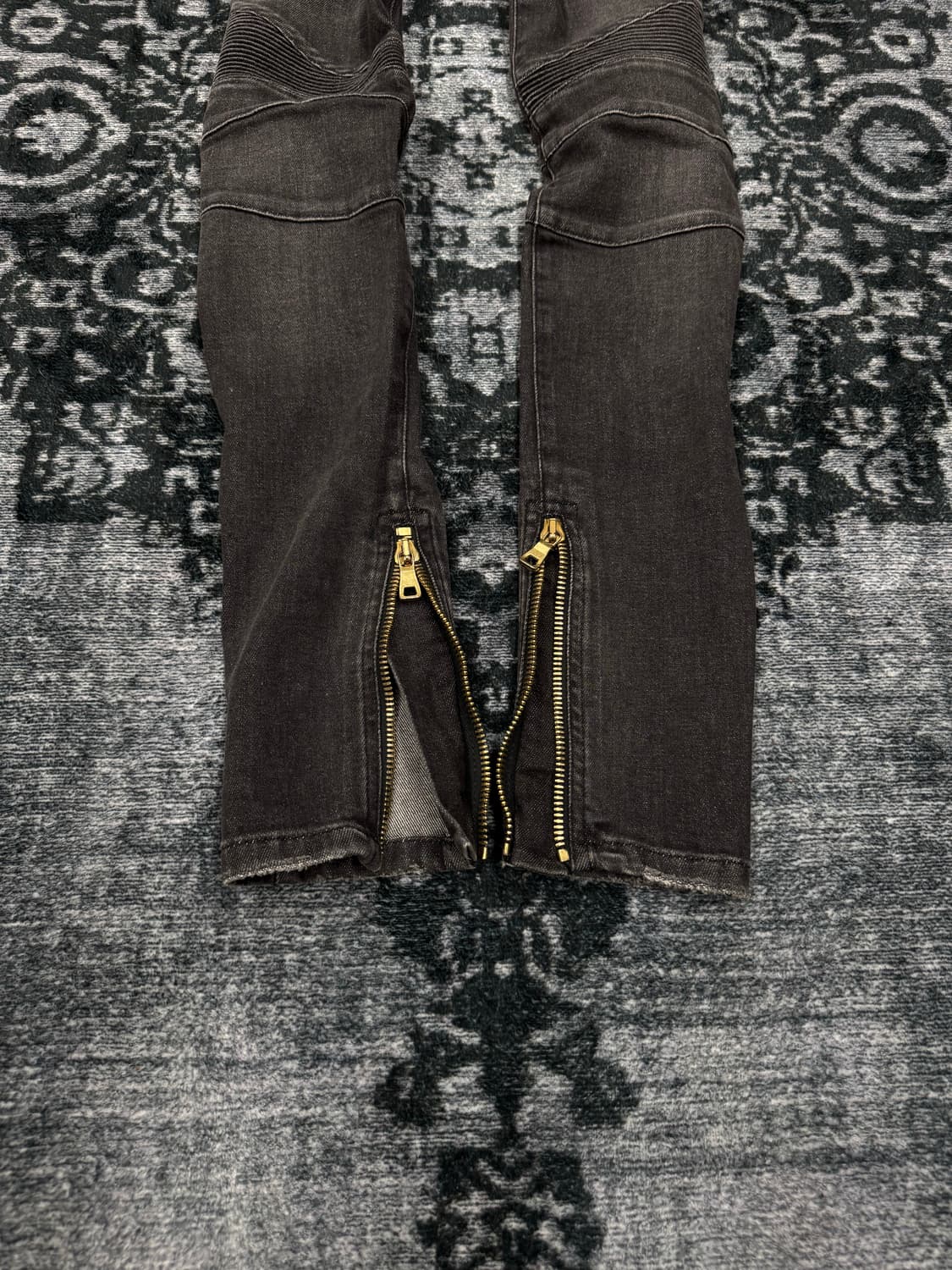 Balmain 16ss zipper slim biker pants 상품이미지5