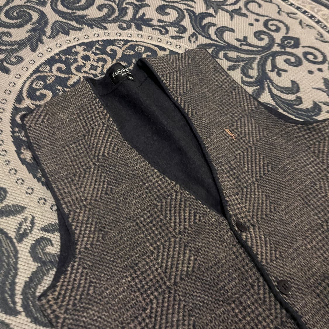 95 입생로랑 니트 조끼/W2589 상품이미지3