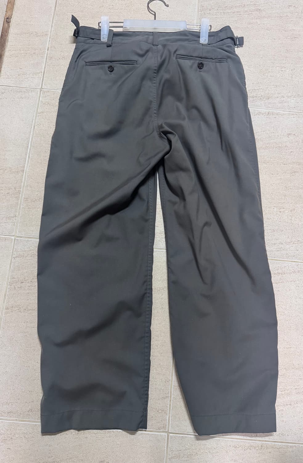 어나더오피스 산티아고 슬랙스 올리브그레이 22ss시즌 1사이즈 상품이미지3