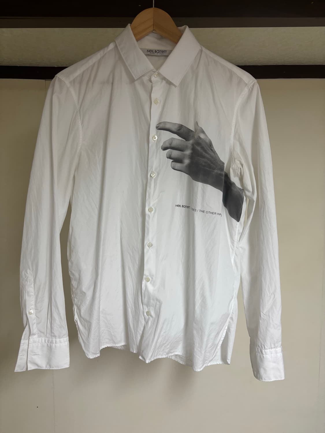 닐바렛 핸드프린트 셔츠 상품이미지1