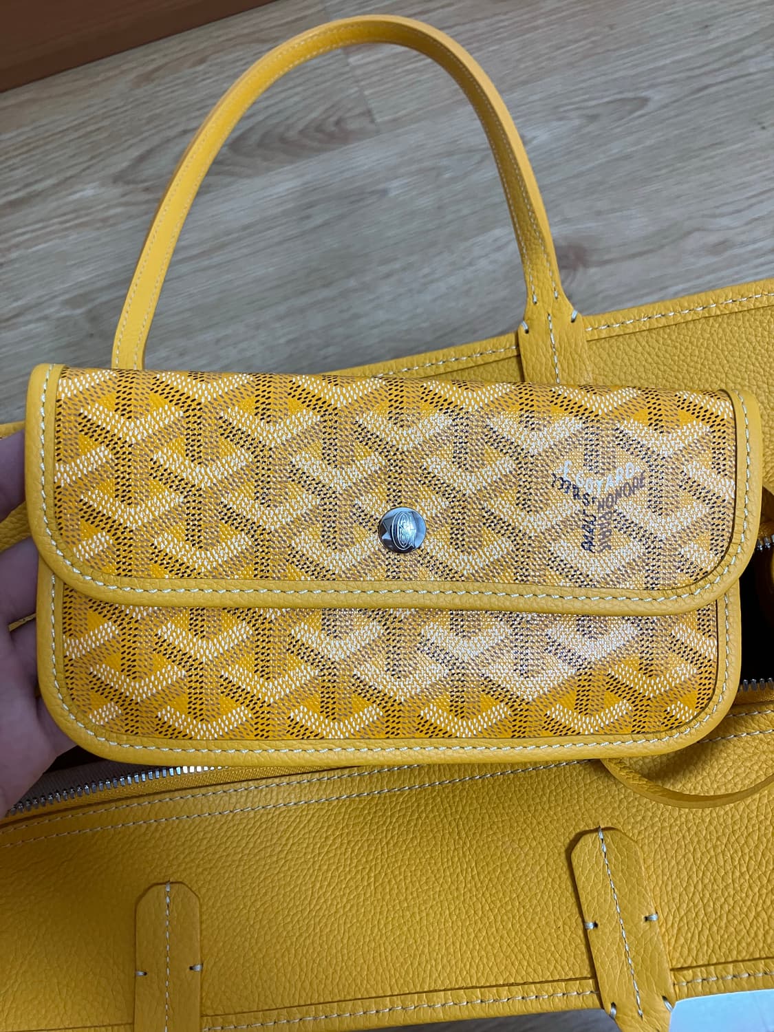 고야드 하디백 PM 옐로우 상품이미지4