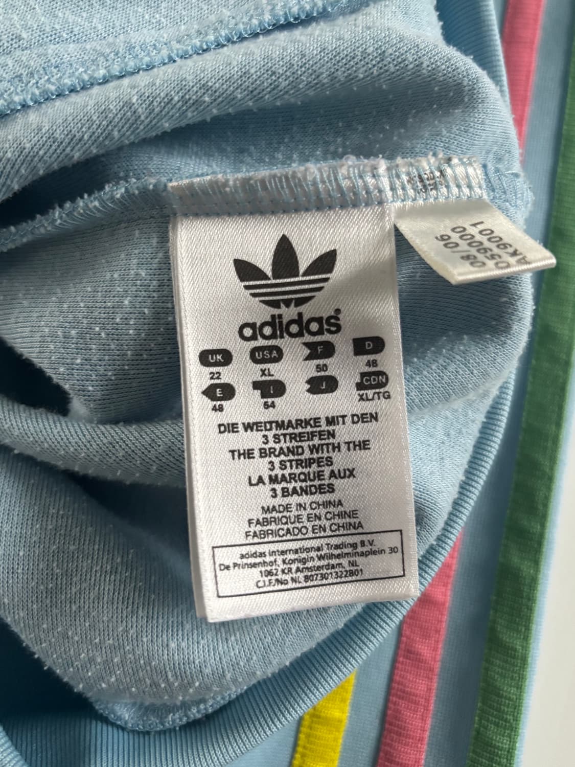 Adidas 아디다스 부에노스아이레스 스카이블루 레인보우 트랙탑 상품이미지6