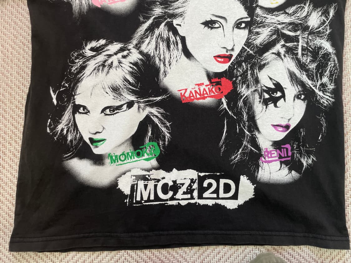 빈티지 모모이로 클로버 펑크 반팔티셔츠 y2k  상품이미지3