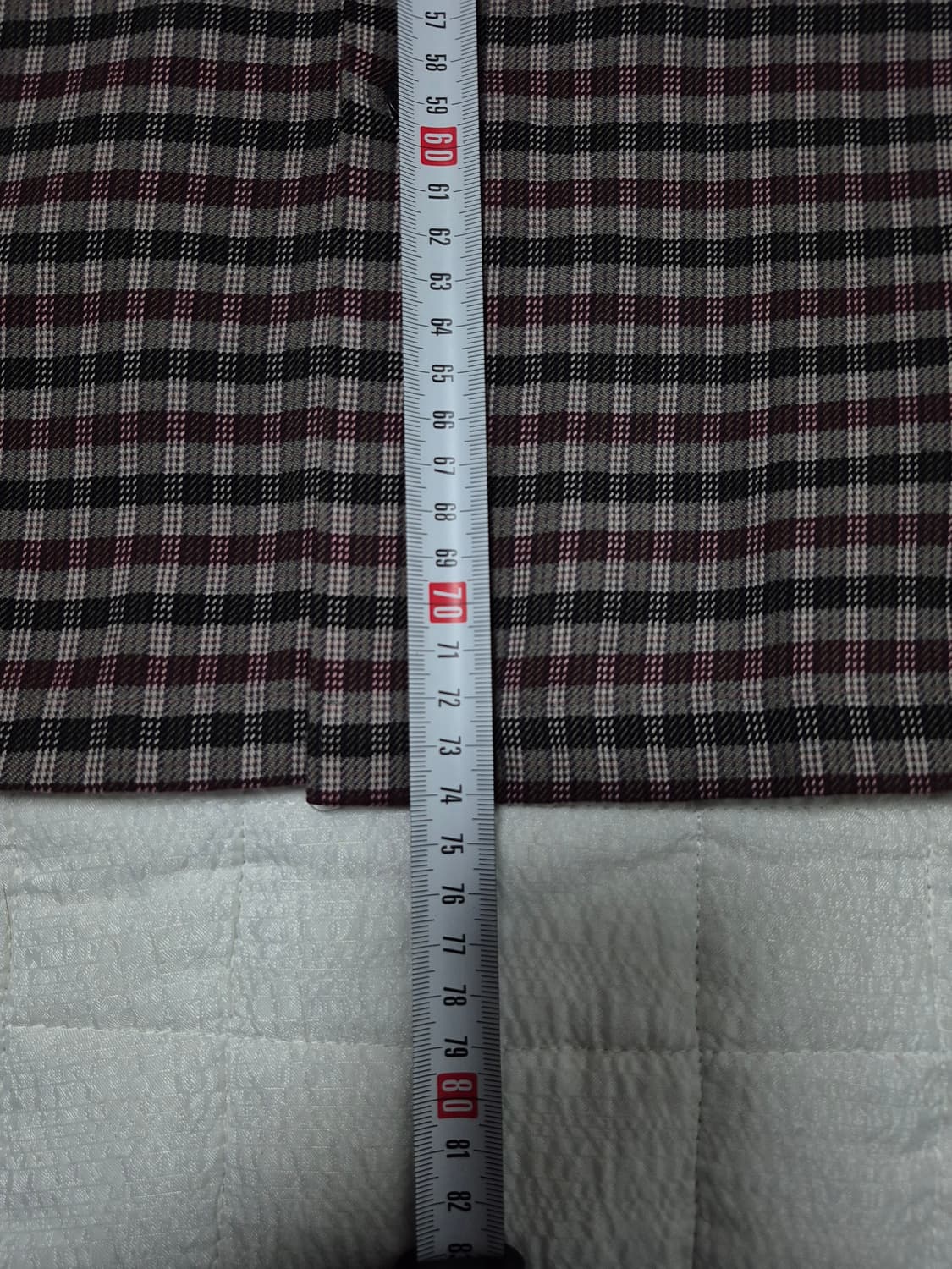 랑방 올드스쿨 체크무늬 셔츠 남성 105사이즈 상품이미지9