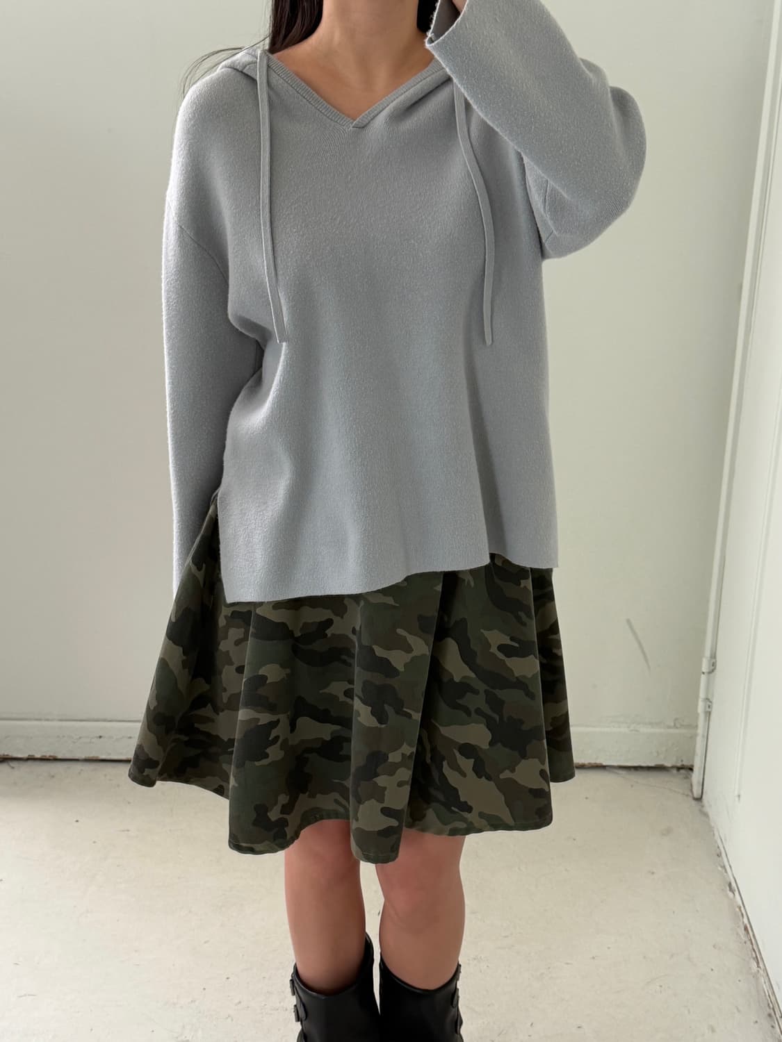 일본빈티지 소라 후드니트 상품이미지3