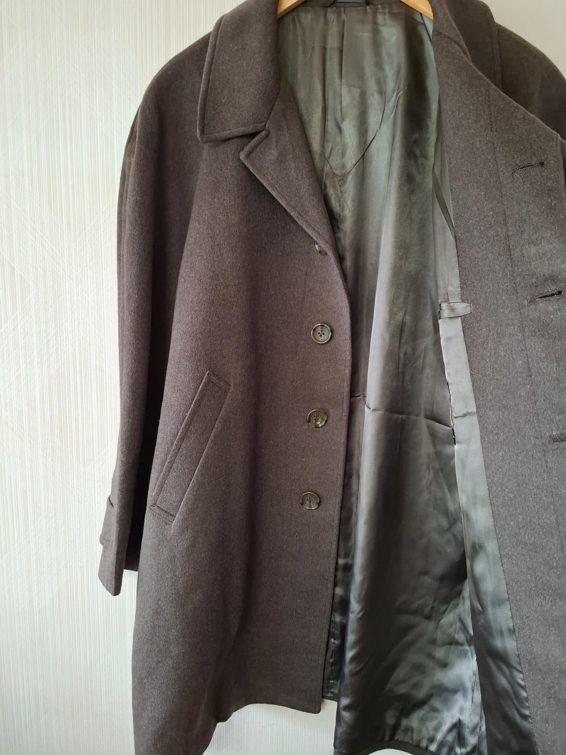 일본빈티지 캐시미어100 코트 (여성77가능) 상품이미지4